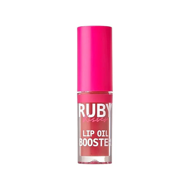 Ruby Kisses Lip Oil Booster, Hydrating Lip Gloss with Nourishing Natural Oil Blend, Jumbo Wand for Easy Application, Non-S...