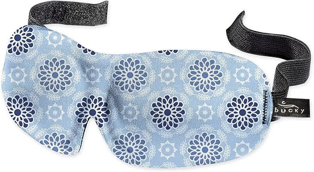 Bucky 40 Blinks No Pressure Eye Mask for Travel & Sleep, Starling Blue, One Size - Product Image