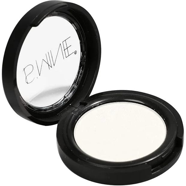 ISMINE Single Eyeshadow Powder Palette Shimmer Pearl White, High Pigment, Longwear Single White Eye Makeup for Day & Night...
