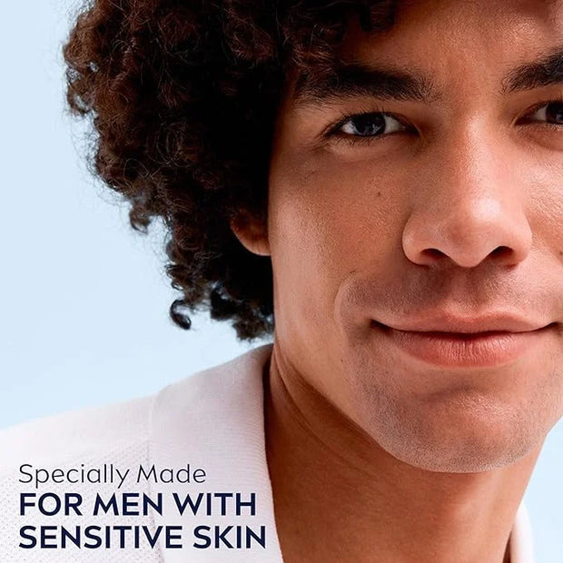NIVEA Men Sensitive Face and Beard Moisture Gel, Gentle Face and Beard Moisturizer for Men Instantly Hydrates Skin and Con...