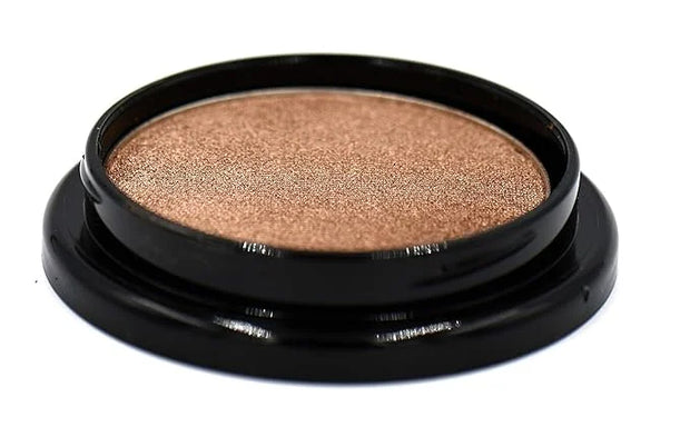 Gilded Frosted Nude Bronze Beige Gold Shimmer Pressed Powder Single Vegan Eyeshadow; Talc, Paraben & Cruelty Free - Produc...