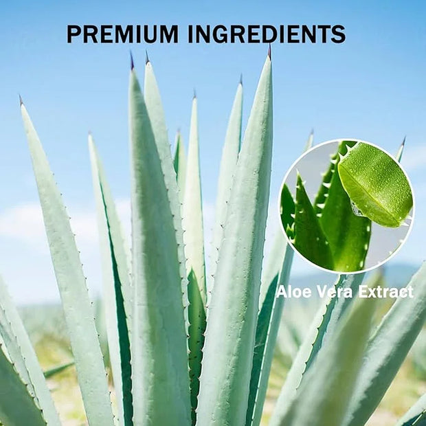 16PCS Travel Size Aloe Vera Gel,Soothing After Sun Lotion for Face and Body,Organic Hydrating Aloe Vera Gel for After Sun ...