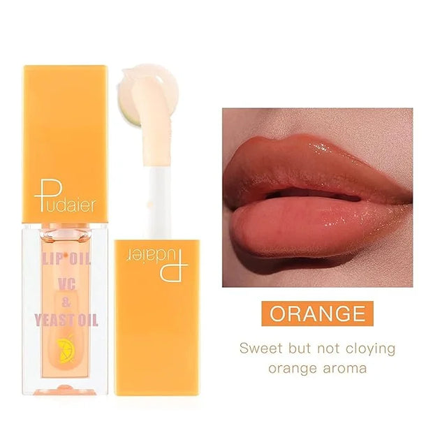 Plumping Lip Oil Set, Hydrating Lip Gloss Tinted Lip Balm Lip Care, Fruit Extract Lip Gloss Tinted for Dry Lip Moisturizin...