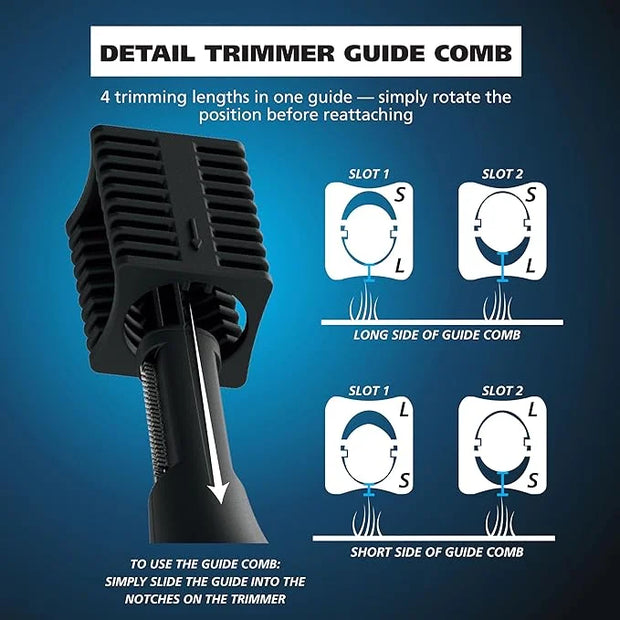 Wahl Pro Series® Rechargeable Eyebrow, Ear & Nose Hair Trimmer for Men – Painless DualTech® Eyebrow Trimmer & Facial Hair ...