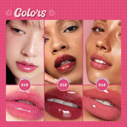 Lip Plumper Gloss High-Shine Liquid Lip Plumping Color, Long-Lasting Plumper Pout, Moisturizing, Non-Sticky With Natural G...