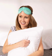 Bucky Ultralight Comfortable Contoured Travel and Sleep Eye Mask, Aqua Eyelash, One Size - Product Image