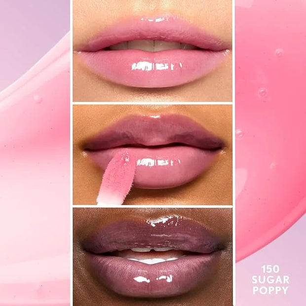 COVERGIRL Clean Fresh Yummy Gloss – Lip Gloss, Sheer, Natural Scents, Vegan Formula - Sugar Poppy - Product Image