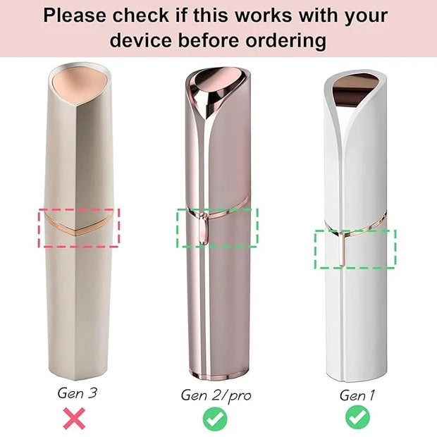 Replacement Heads for Flawless Facial Hair Remover, Replacement Blades for Finishing Touch Flawless Hair Removal Gen 2 - P...