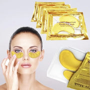 50 Pairs 24K Gold Eye Mask Powder Crystal Gel Collagen Natural Eye Pads For Anti-Aging & Moisturizing Reducing Dark Circle...