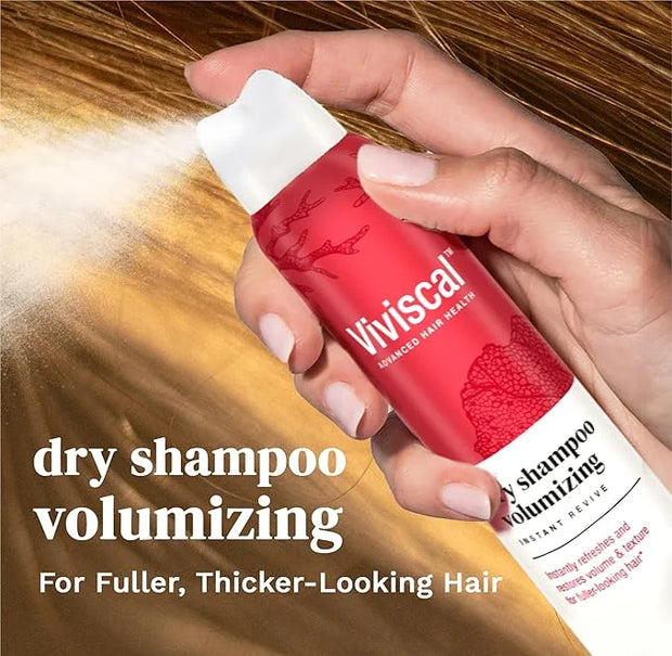 Viviscal Volumizing Dry Shampoo, Refresh Hair and Absorb Oil Between Washes, Waterless Shampoo for Added Hair Texture and ...
