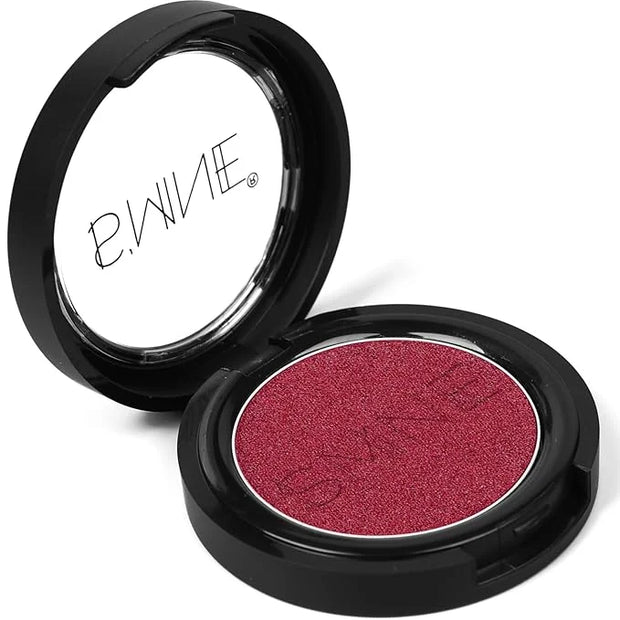IS'MINE Single Red Shimmer Eyeshadow Powder Palette High Pigment, Longwear, Intense Color Best Red Eyeshadow - Product Image