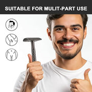 Single Blade Safety Razor for Men with Silicone Cover & 10 Blades Double Edge Safety Razor for Travel Metal Eco-Friendly R...