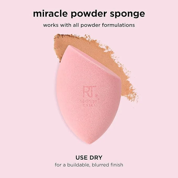 Real Techniques Ultimate Makeup Sponge Trio, Makeup Blending Sponges, For Liquid, Cream, & Powder Products, Powder & Found...