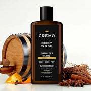 Cremo Body Wash Men, An Elevated Blend with Notes of Kentucky Bourbon, Smoked Vetiver and American Oak, 16 Fl Oz - Product...