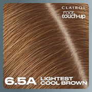 Clairol Root Touch-Up by Nice'n Easy Permanent Hair Dye, 6.5A Lightest Cool Brown Hair Color, (Pack of 2) - Product Image