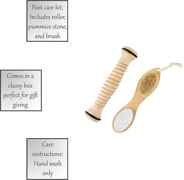 Santa Barbara Design Studio Body & Beauty Gift Set Pure Design Cardboard Book Gift Box, 2-Pieces, Best Foot Forward- Foot ...