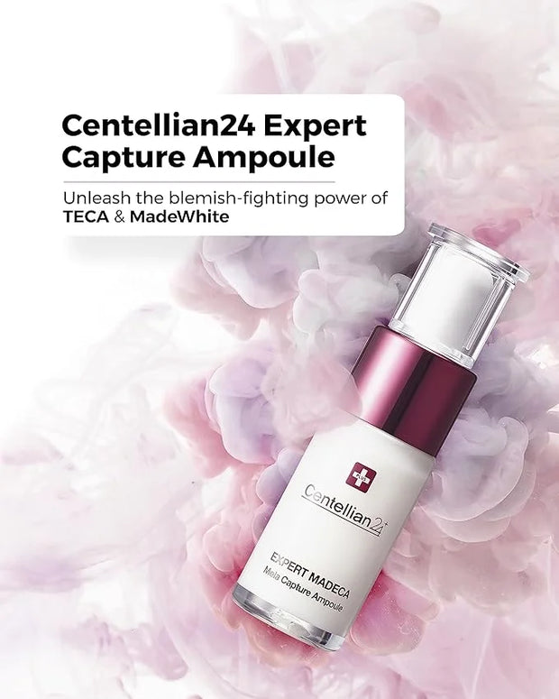 CENTELLIAN 24 Madeca Cream (Season 4, 1.7+1.7fl oz) + Expert Serum (Season 1, 0.23fl oz x 4pcs) - Korean Skin Care Set for...