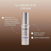 Senté Illuminé Eye Cream | Diminish Dark Circles, Discoloration, Redness, and Puffiness Around The Eyes | with Patented HS...