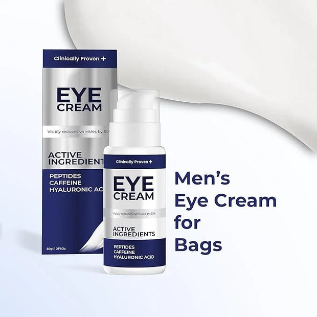 Under Eye Cream for Puffiness and Bags Under Eyes, Eye Bags Treatment for Men & Women - Anti Wrinkle Cream for Dark Circle...