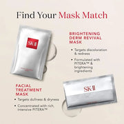 SK-II Brightening Face Mask - Derm Revival Sheet Mask to Improve Radiance, Skin Texture & Dark Spots - Anti Aging Face Mas...