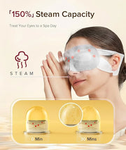 21 Packs Men's Steam Eye Mask, 3D Self Heated, Natural Cotton, Steam Eye Mask for Sleeping, Relaxation, Disposable, Spa, T...