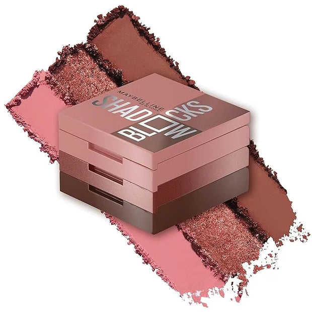 Maybelline New York Shadow Blocks Shadow Blocks Eyeshadow Palette, Stacked Eye Shadow Trio, West 4th & Perry St, 0.08 oz -...