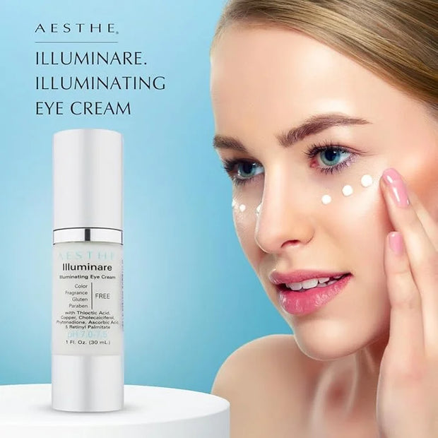 Aesthe Vivace Eye Lifting Gel - Revitalize & Firm + Aesthe Illuminare Illuminating Eye Cream Bundle - Product Image
