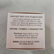 Jouer Luminize Overnight Dark Circle Slugging Balm – Fragrance Free, Caffeine Eye Cream, Overnight Eye Treatment, Brighten...