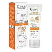 SPF 90 Sunscreen Instant Protection UVA UVB Foundation PA+++ Oil Free Sunblock Cover Protect Perfectly Moisturizing Covera...