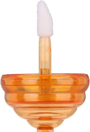RONRONS 20 Pieces Lip Gloss Tubes, 5.5ml/0.19oz Clear Lip Gloss Containers Amber Honecomb Shaped with Wand Empty Lip Balm ...