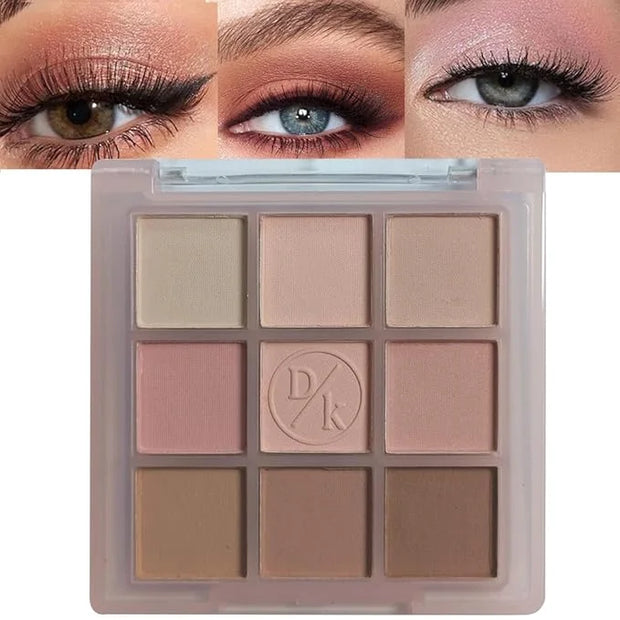 Eyeshadow Palette Makeup- 9 Colors matte nude naked Eyeshadow Palette Matte Korean Natural Eye Shadow palettes Highly Pigm...