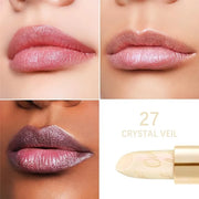 Oulac Metallic Light Pink & Sheer Lipstick Set - 2PCS Vegan Lightweight Hydrating Formula with High Impact Lip Color for F...