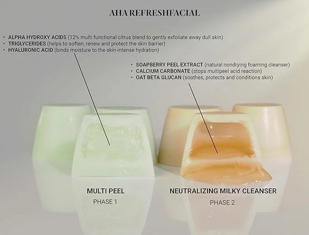 The Glow Ritual System Collection, Activator with AHA Refresh Facial, Skin Renewal Duo, Skin Care Routine, Suitable for Dr...