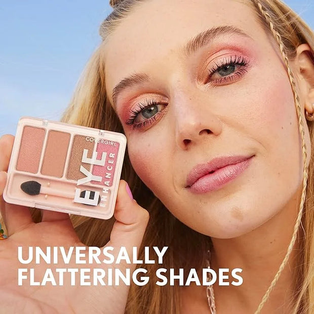 COVERGIRL - Eye Enhancers 4-Kit Eyeshadow, silky, sheer formula, double ended applicator, 100% Cruelty-free - Product Image