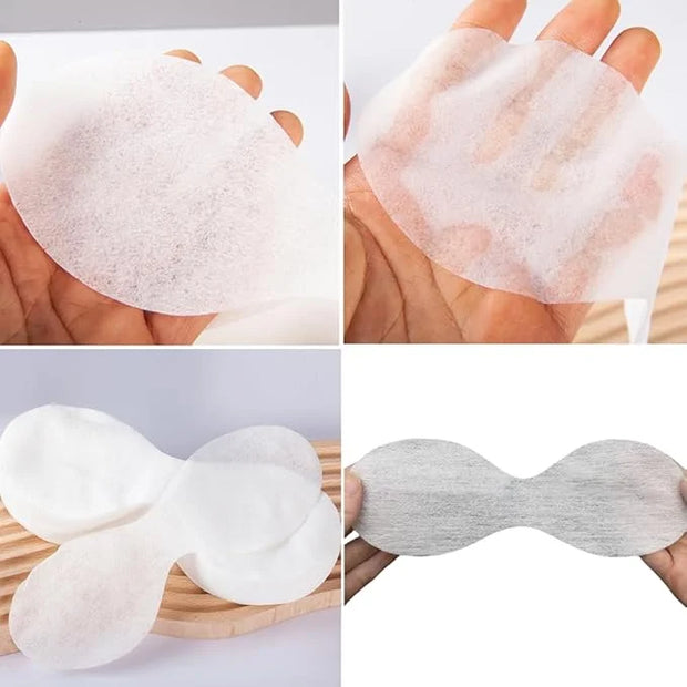 100 Sheets Disposable Eye Masks Paper Non-Woven Eyes Covers Under Eye Patches Facial Spa Eyes Care DIY Eye Pads for Skinca...