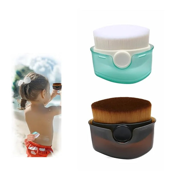 Sunscreen Applicator for Kids,2pcs Sunblock Buddy Brush Set, Toddler Beach Essentials, Covered Sun Lotion Applicator Sun C...