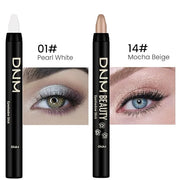 Kaely 2Pcs Cream Eyeshadow Stick Set for Eyes,Pearl White & Mocha Beige Shimmer Pen,Eye Brightener Halloween Makeup,sombra...