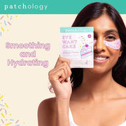 Patchology Eye Want Cake Limited Edition Hydrating & Smoothing Eye Patches – Under Eye Masks for Puffy Eyes, Dark Circles,...