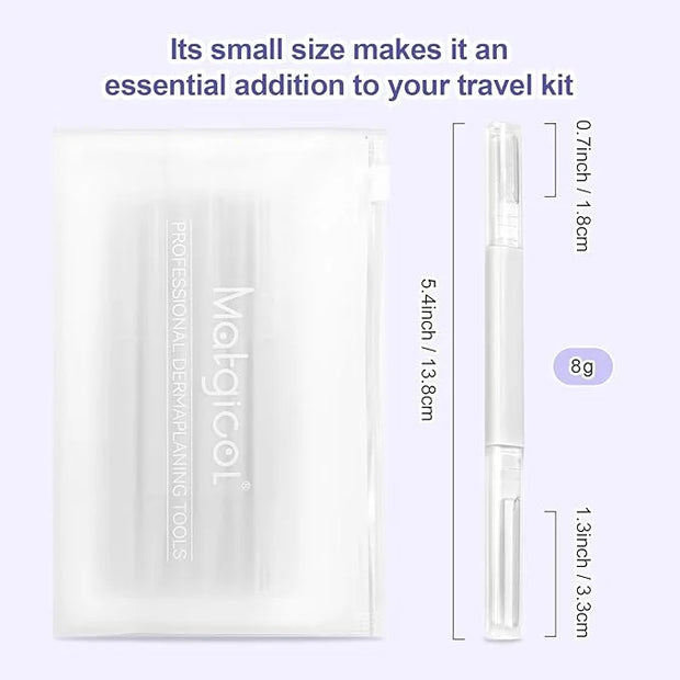Dermaplane Razor for Women Face & Eyebrow - Dermaplaning Tool for Peach Fuzz Facial Hair Removal,High Precision Blade for ...