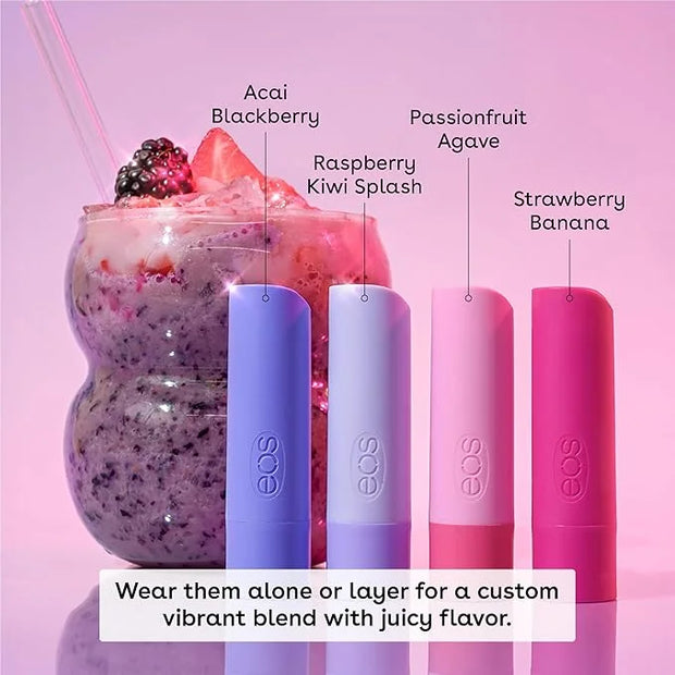 eos Flavor Lab Secret Menu Lip Balm Gift Set - Sunrise Smoothie, Limited-Edition, Moisturizing, Hydrating, Dry Lips, Varie...