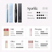 Nature Republic HONEY MELTING LIP GLITTER & PLUMPING (16 MIDNIGHT SPARKLE) SOFT LIP STICK Moisturizing Gloss, Volumizing f...
