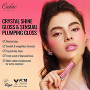 Oulac Shine Nude Liquid Lipstick for Women-Lip Plumper Lip Gloss for Dry Lip Care, Lightweight Soft and Hydrating Lip Tint...