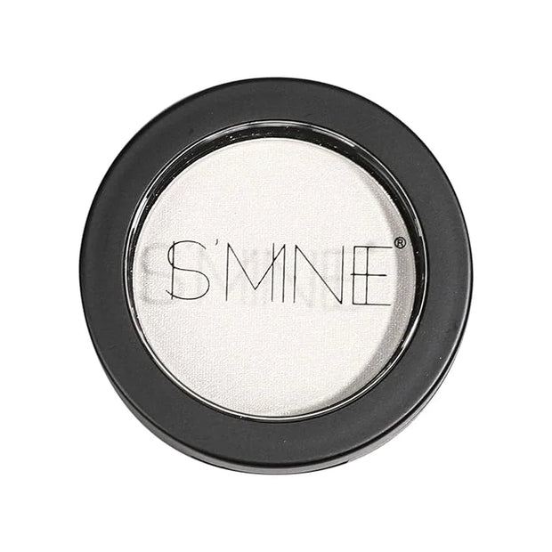 ISMINE Single Eyeshadow Powder Palette Shimmer Pearl White, High Pigment, Longwear Single White Eye Makeup for Day & Night...