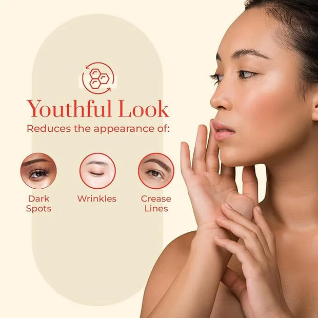 Retinol & Goji Berry Under Eye Serum - Dermatologist Tested, Diminishes Fine Lines, Wrinkles, Eye Bags & Dark Circles , Cl...