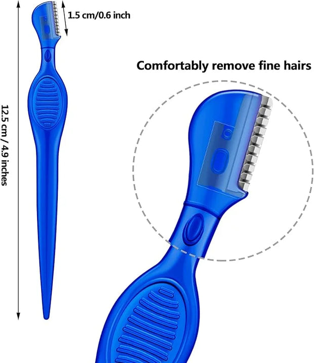 Mudder 28 Pcs Eyebrow Razor Knife Shaver Trimmer Shaver Multipurpose Exfoliating Tool Facial Hair Removal for Women Valent...