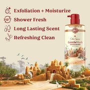 Old Spice GentleMan's Exfoliating & Moisturizing Body Wash for Men, 24/7 Shower Fresh with Long Lasting Scent, Renewing Vi...