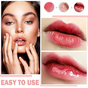 Plumping Lip Oil Lip Glow Oil Lip Gloss Oil Lip Stain Long Lasting Hydrating Non-sticky Big Brush Head Glitter Shine Clear...