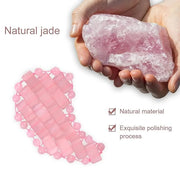 ideayard Rose Quartz Eye Mask, Mini Eye Mask Natural Quartz Mask for Eliminate Wrinkles Puffiness (Rose quartz-A) - Produc...