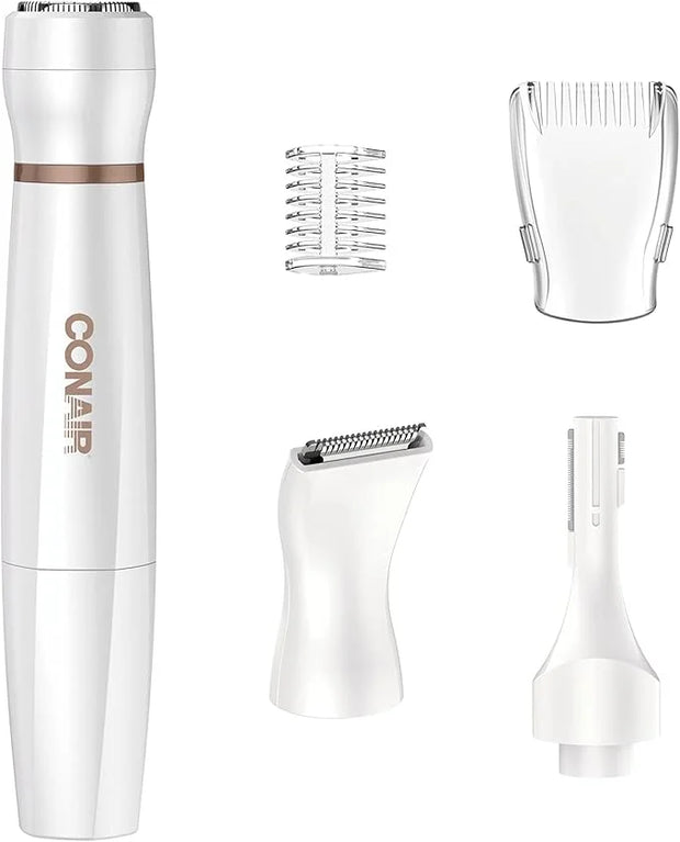 Conair All-In-1 Facial Hair Removal for Women, Cordless Electric Trimmer, Perfect for Face, Ear/Nose, Eyebrows, and Bikini...