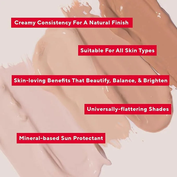 Mirabella Defense CC Creme Hydrating, Soothing Full Coverage Foundation with Mineral SPF 20, CC Cream Foundation with Suns...